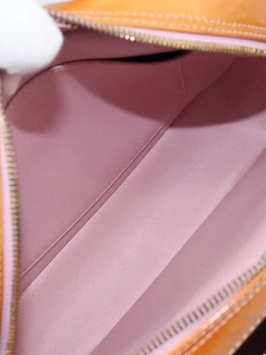 LOUIS VUITTON Monogram Vernis Marley Backpack Pink M91039 LV Auth LNZ301 main image 8
